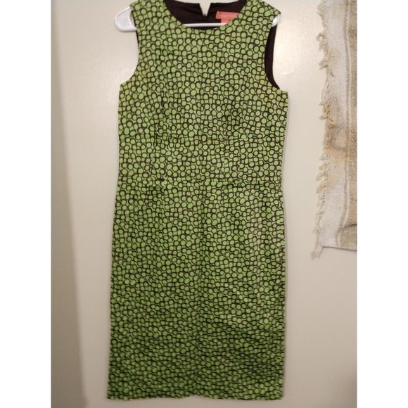 Women's Dress Maggy boutique Multicolor Lined Dress Size 12 Stiff Back Full zip. - Picture 1 of 3